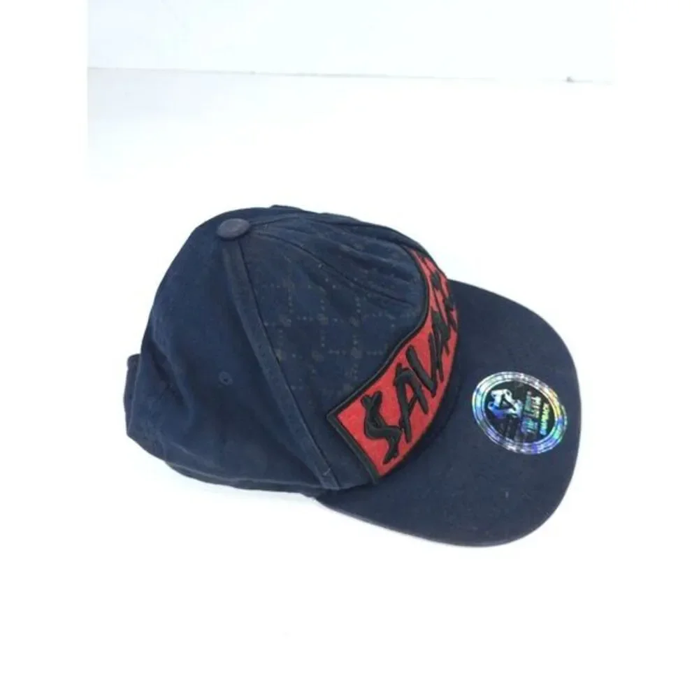 SAVAGE Snapback Cap Hat 100% Cotton Adult Men's‎ Trucker Hat Skateboarding